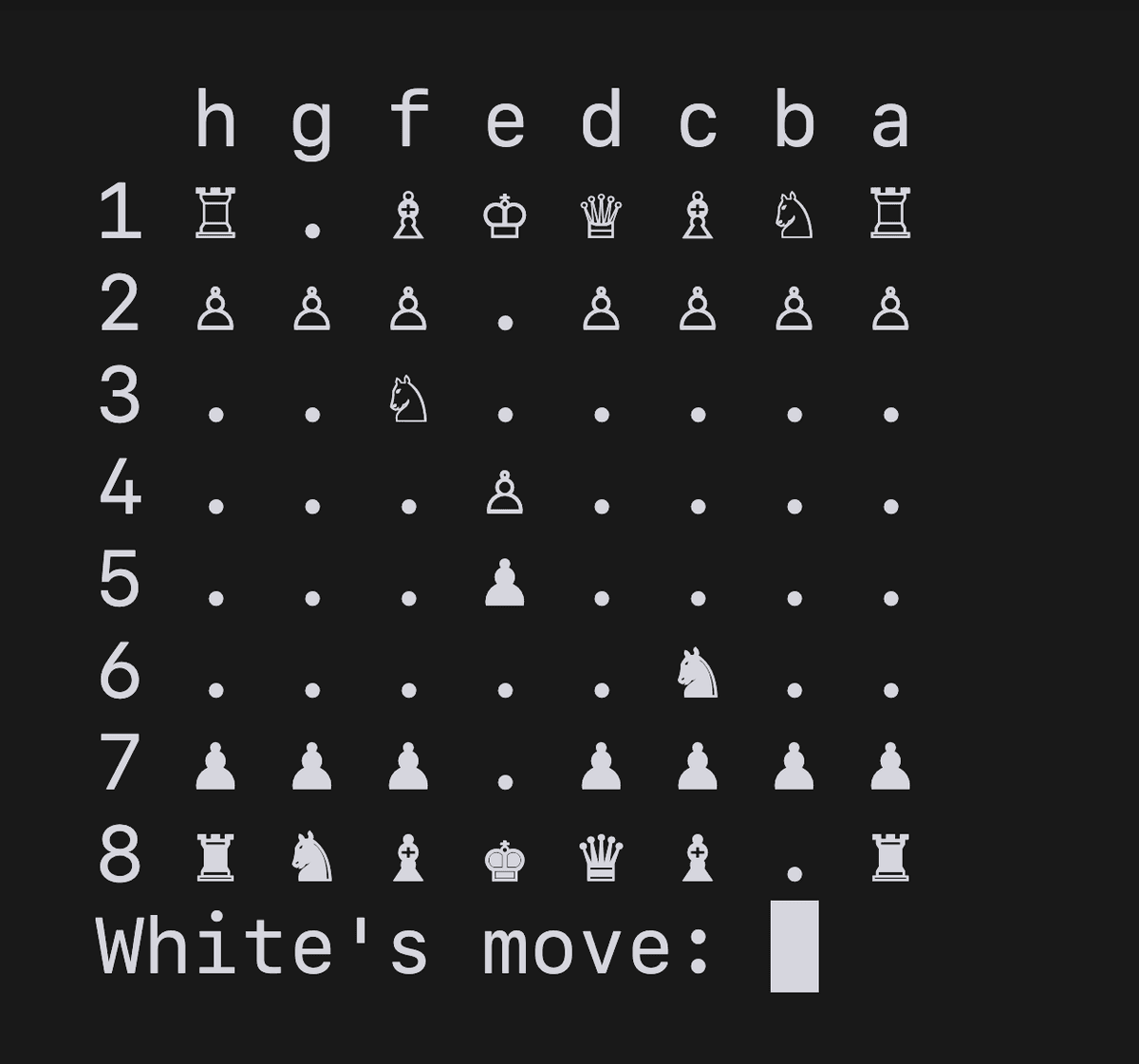 Chess Terminal